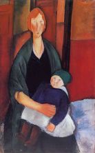 Haga click para ver la imagen ampliada modigliani-woman-with-child-1919.jpg