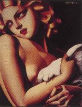 Haga click para ver la imagen ampliada lempicka_femmealacolombe.jpg
